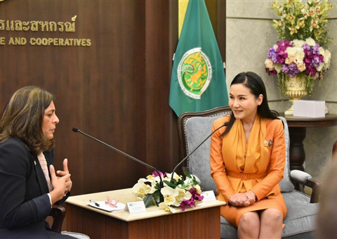 รัฐมนตรีเกษตรพบองค์กรนานาชาติ เจรจาพัฒนาวานิชข้าวสมัยใหม่