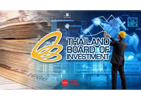 ไทยเตรียมดึงดูดการลงทุนถึง 800,000 ล้านบาทในปี 2025