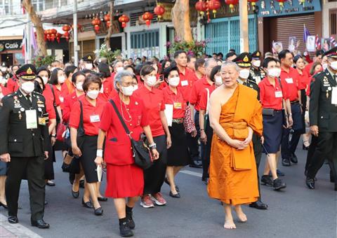 สมเด็จพระเจ้าลูกยาเธอ เจ้าฟ้าสิริวัณณวรี นำร่วมงานเฉลิมฉลองตรุษจีนปี 2025 ที่เยาวราช